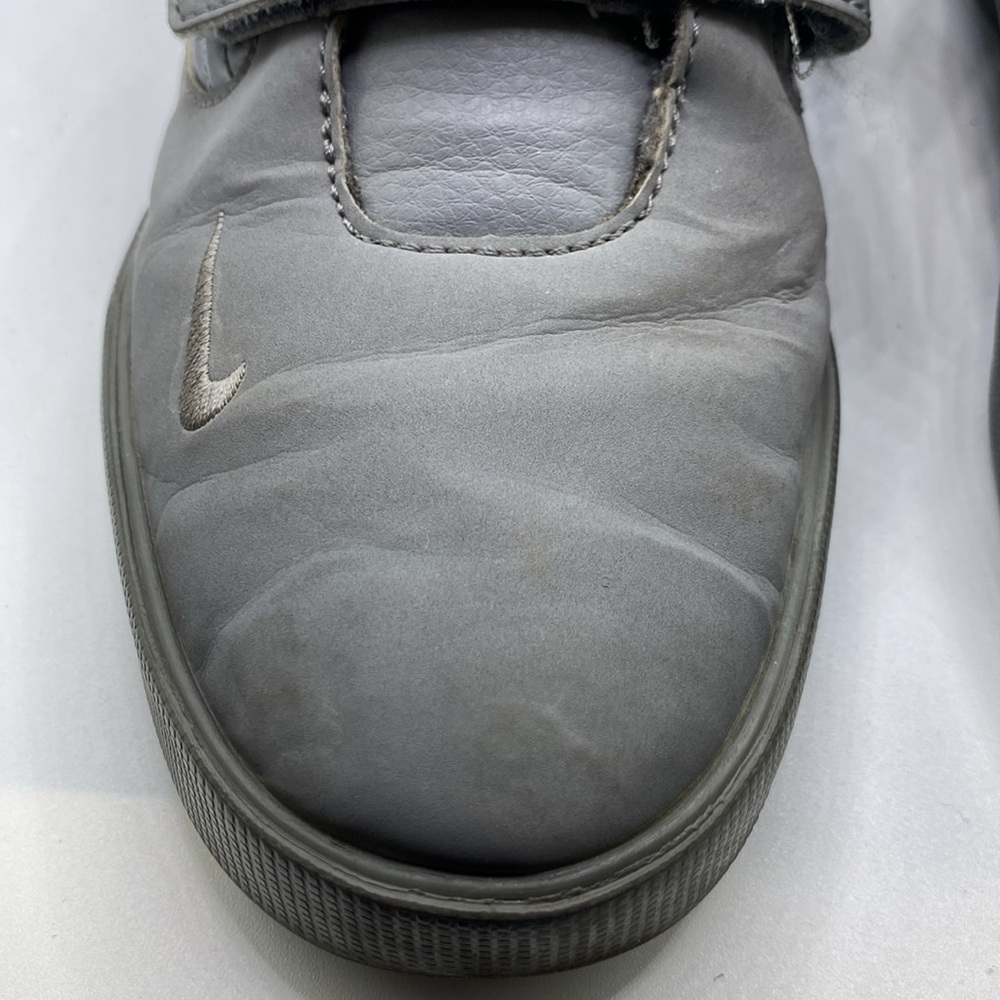 Nike Flystepper 2K3 Gray Metallic Quilted Leather Men's Sneaker Size 8 - Picture 9 of 12